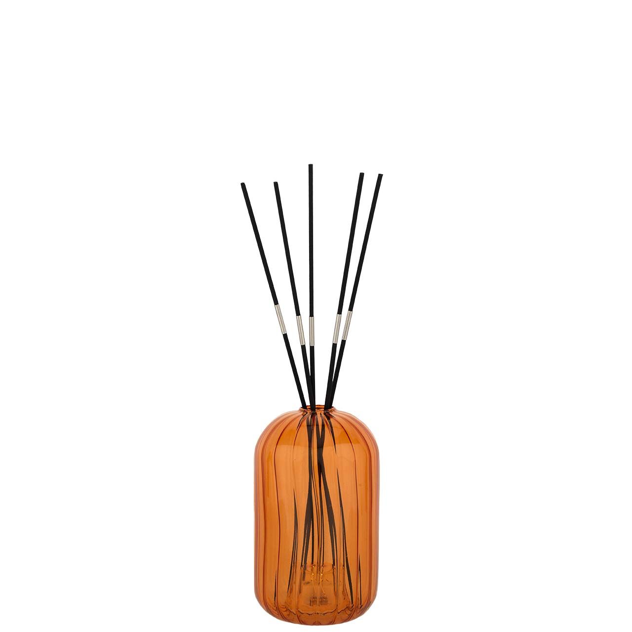 VASETTI MM 85*140 IN VETRO FESONATO CON LED E STICKS DIFFUSORI
